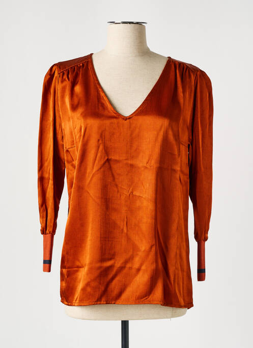 Blouse orange CKS pour femme