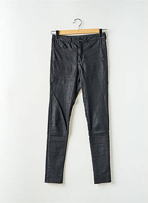 Pantalon slim stretch taille normale noir & DENIM femme