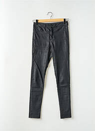 Pantalon slim stretch taille normale noir & DENIM femme