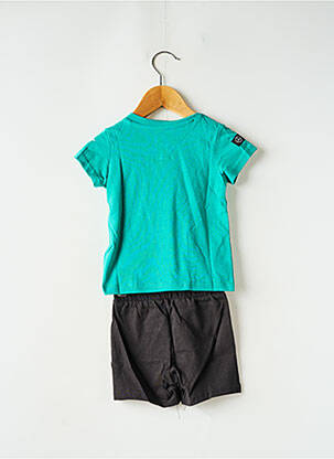 Ensemble short coupe droite vert PUMA garçon
