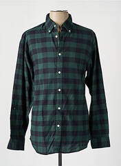 Chemise manches longues vert SELECTED pour homme seconde vue