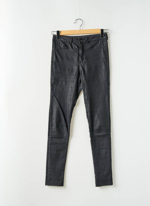 Pantalon slim stretch taille normale noir & DENIM femme