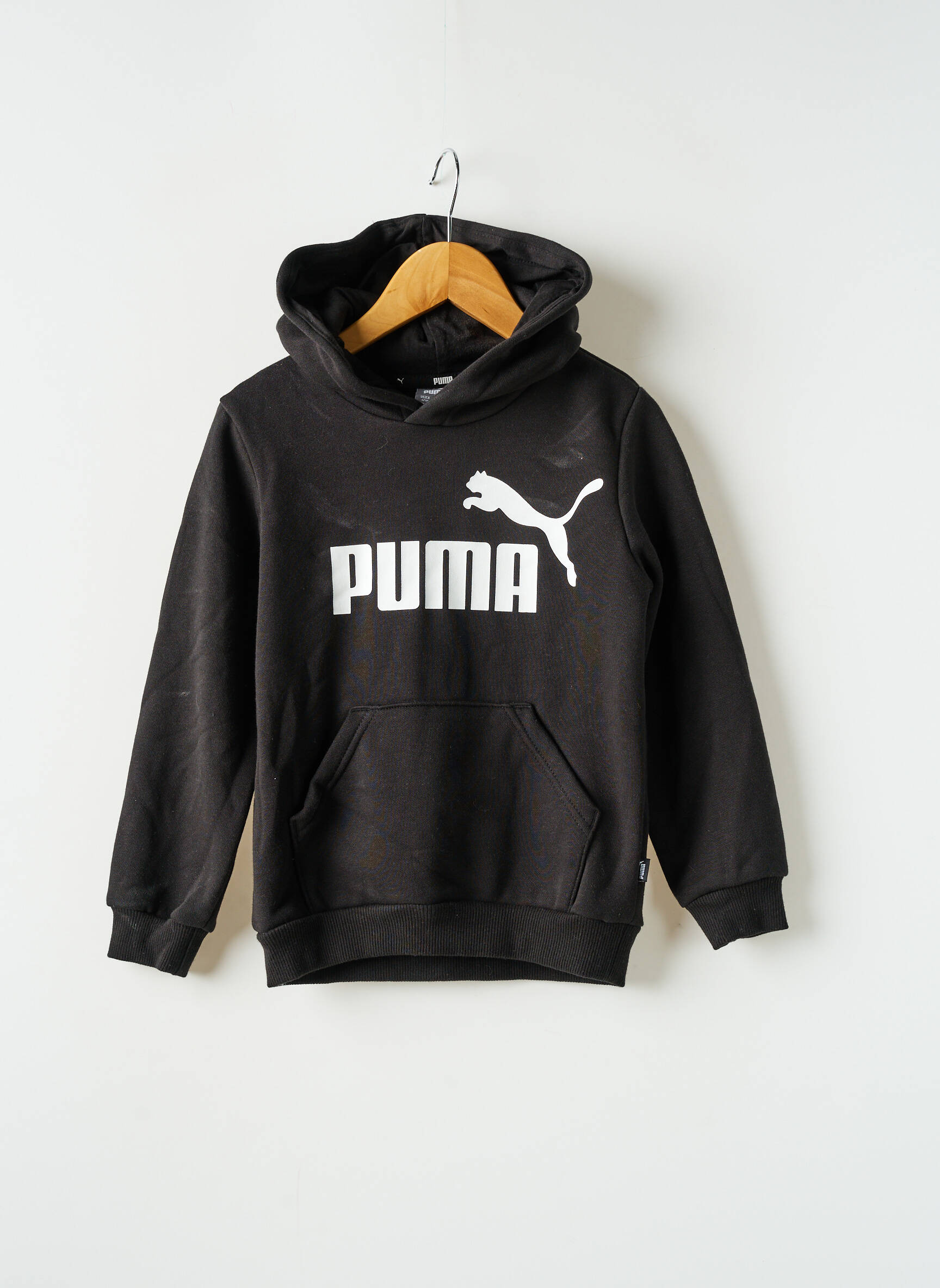 PUMA Sweat shirt a capuche de couleur noir en soldes pas cher 2344721 noir00 Modz