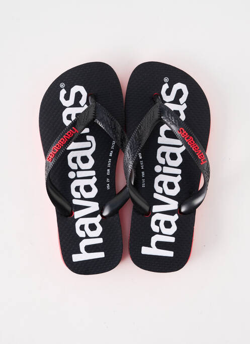 Tongs noir HAVAIANAS pour enfant