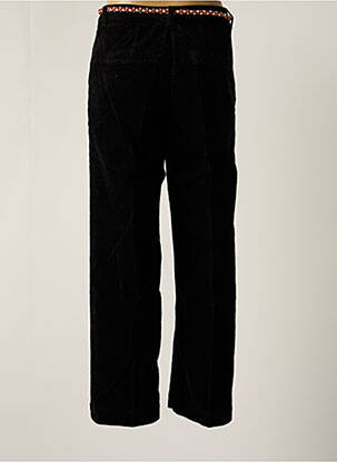 Pantalon chino fermeture zippée sous rabat boutonné taille normale noir LAB DIP PARIS femme