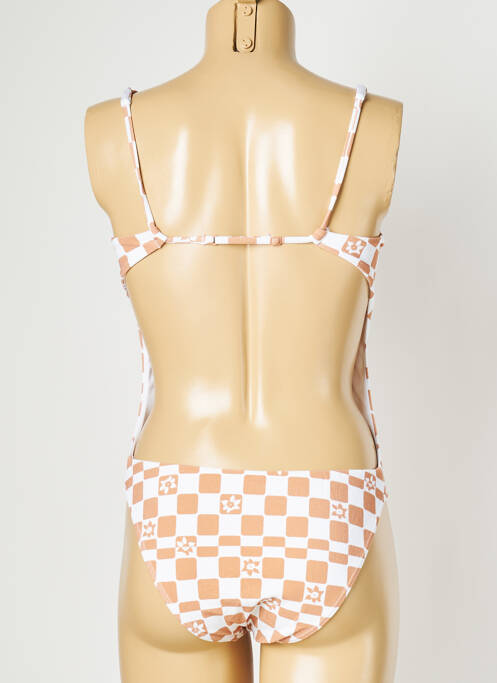 Maillot de bain 1 pièce beige ROXY pour femme