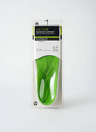 Semelles talon plat jusqu'à 3cm vert VIONIC femme