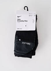 Chaussettes noir NIKE pour homme seconde vue