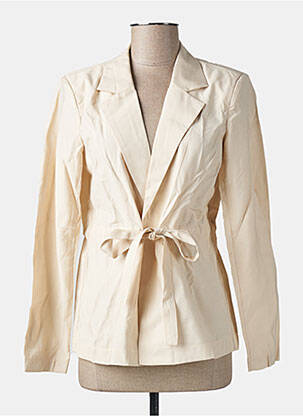 Blazer coupe cintrée beige Y.A.S femme
