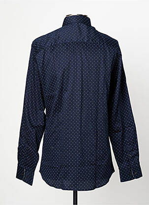 Chemise manches longues imprimé fantaisie bleu SELECTED homme