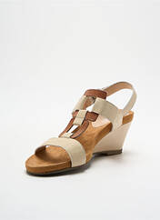 Sandales/Nu pieds beige SWEET pour femme seconde vue