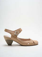 Sandales/Nu pieds beige SWEET pour femme seconde vue