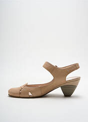 Sandales/Nu pieds beige SWEET pour femme seconde vue