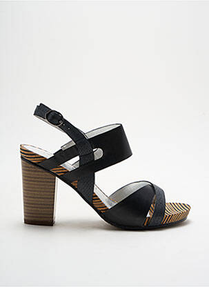 Sandales/Nu pieds noir MADISON pour femme