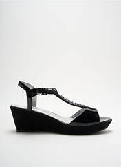 Sandales/Nu pieds noir MADISON pour femme seconde vue