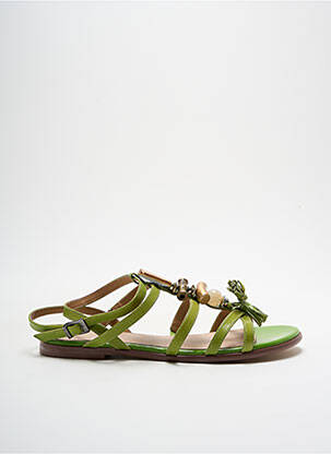 Sandales/Nu pieds vert KARSTON pour femme