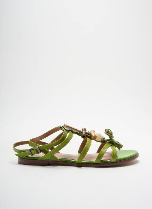 Sandales/Nu pieds vert KARSTON pour femme