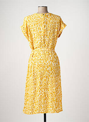 Robe mi-longue jaune STREET ONE femme