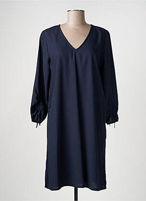 Robe mi-longue bleu STREET ONE femme