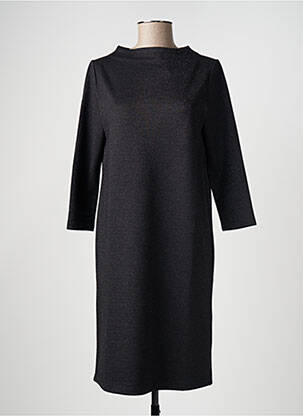 Robe mi-longue noir STREET ONE femme