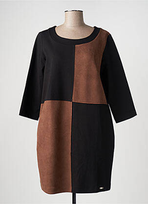 Robe courte noir QUATRE VINGT JOURS femme
