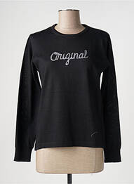Pull noir QUATRE VINGT JOURS femme