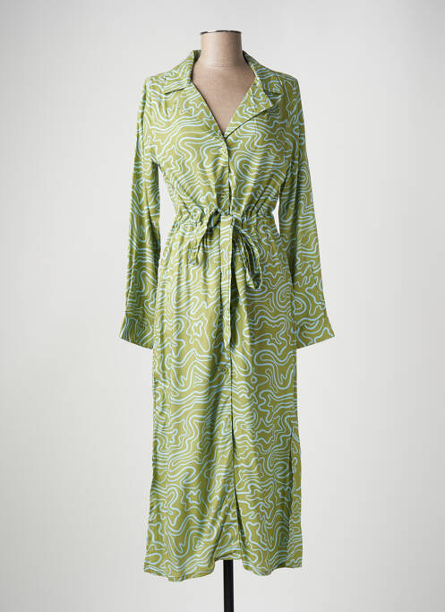 Robe longue vert COMPAÑIA FANTASTICA femme