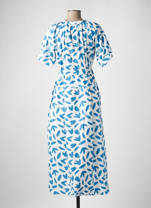 Robe longue bleu COMPAÑIA FANTASTICA pour femme