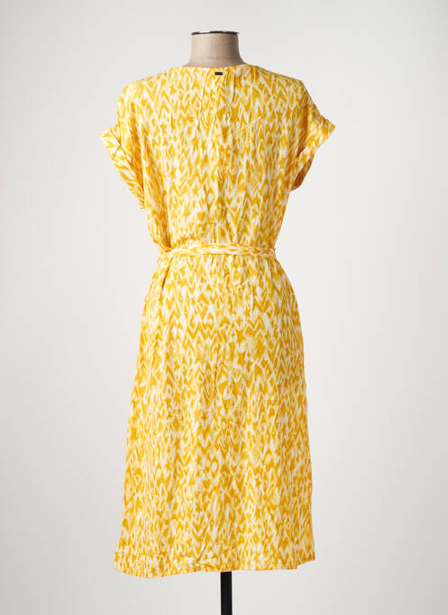 Robe mi-longue jaune STREET ONE pour femme