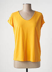 T-shirt jaune STREET ONE pour femme seconde vue