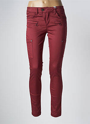 Pantalon slim rouge STREET ONE femme