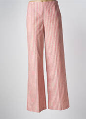 Pantalon large rose QUATRE VINGT JOURS pour femme seconde vue