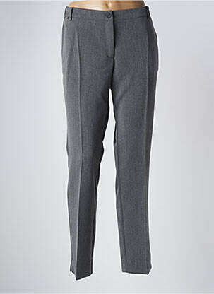 Pantalon slim gris QUATRE VINGT JOURS pour femme