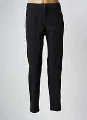 Pantalon slim noir QUATRE VINGT JOURS pour femme seconde vue