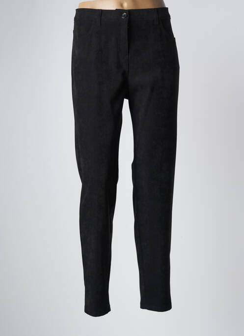 Pantalon slim noir QUATRE VINGT JOURS pour femme