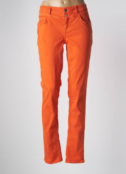 Pantalon slim orange STREET ONE pour femme