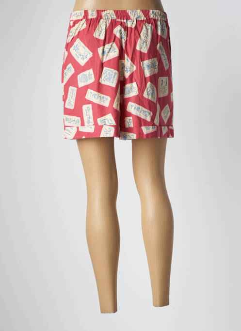 Short rouge COMPAÑIA FANTASTICA pour femme