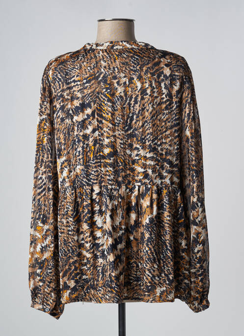 Blouse marron SIGNATURE pour femme