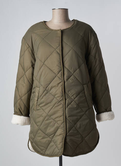 Manteau long vert C'EST BEAU LA VIE pour femme