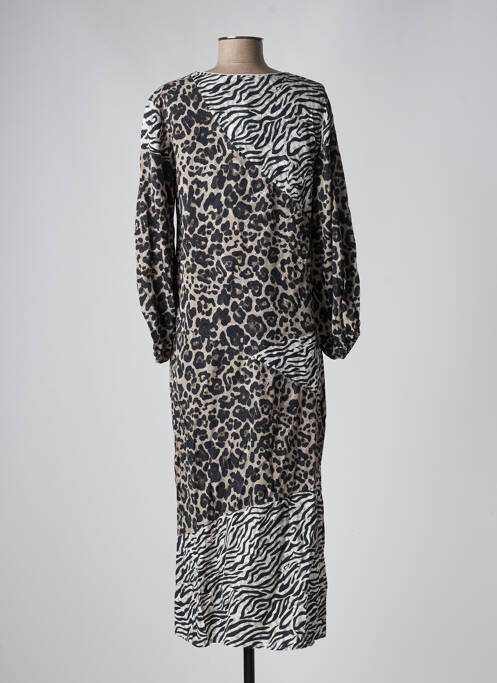 Robe longue beige NÜ pour femme