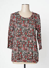 Top tissage jersey manches 3/4 noir CISO femme