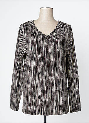 Top stretch manches longues noir CISO femme
