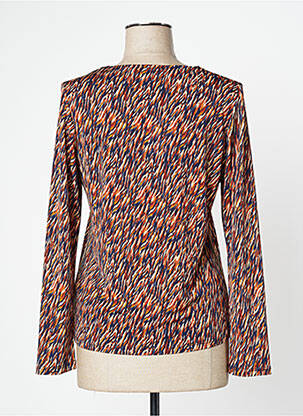 Top stretch manches longues marron DIANE LAURY femme