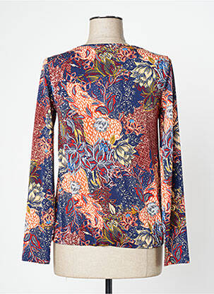 Top stretch manches longues bleu DIANE LAURY femme