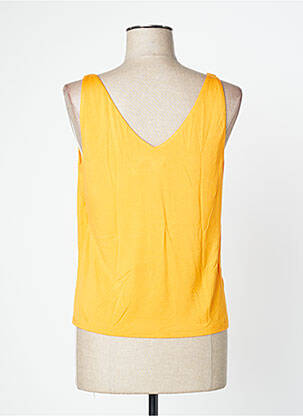 Top stretch sans manche orange SURKANA femme