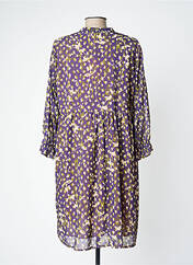 Robe mi-longue violet EGO pour femme seconde vue