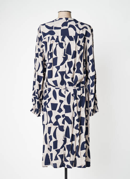 Robe mi-longue gris SIGNATURE femme