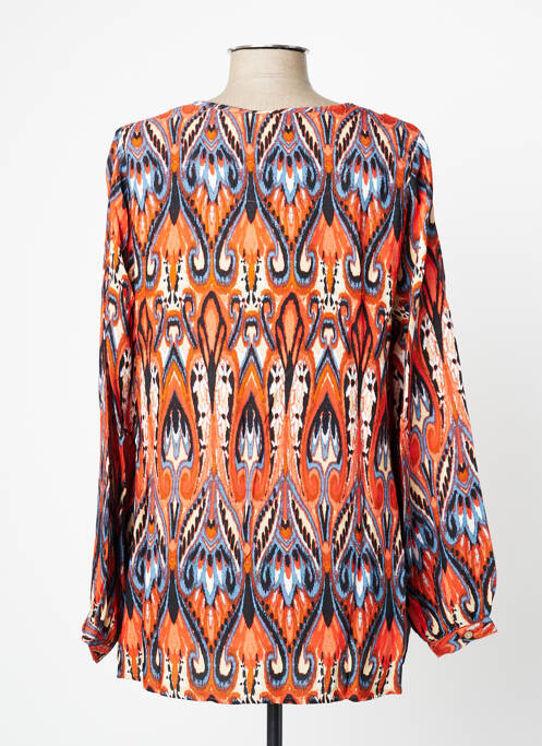 Tunique manches longues orange CISO femme