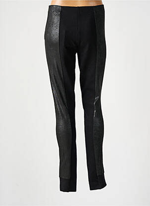 Legging broderie galons latéraux noir NÜ femme