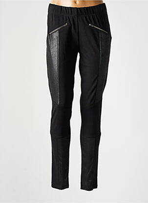Legging broderie galons latéraux taille normale noir NÜ femme